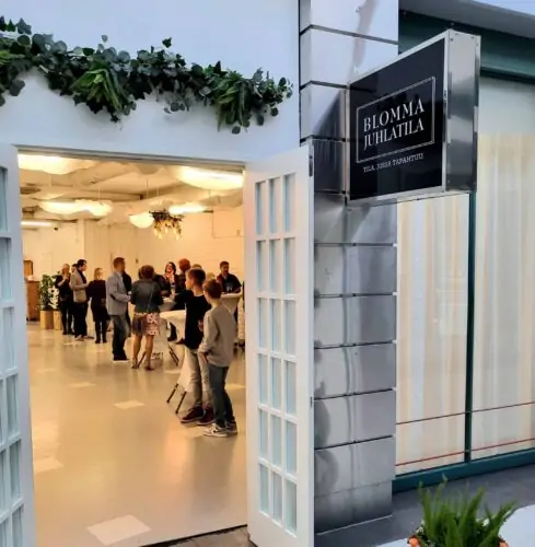 blomma juhlatila kirkkonummi